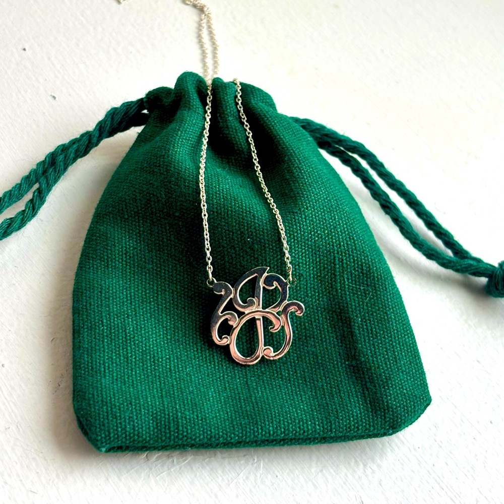 Sterling Silver J Pendant